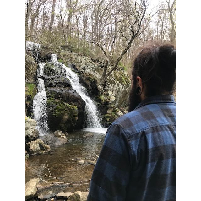 Showing Josh some of my favorite local places
to explore- we later took our engagement photos there!