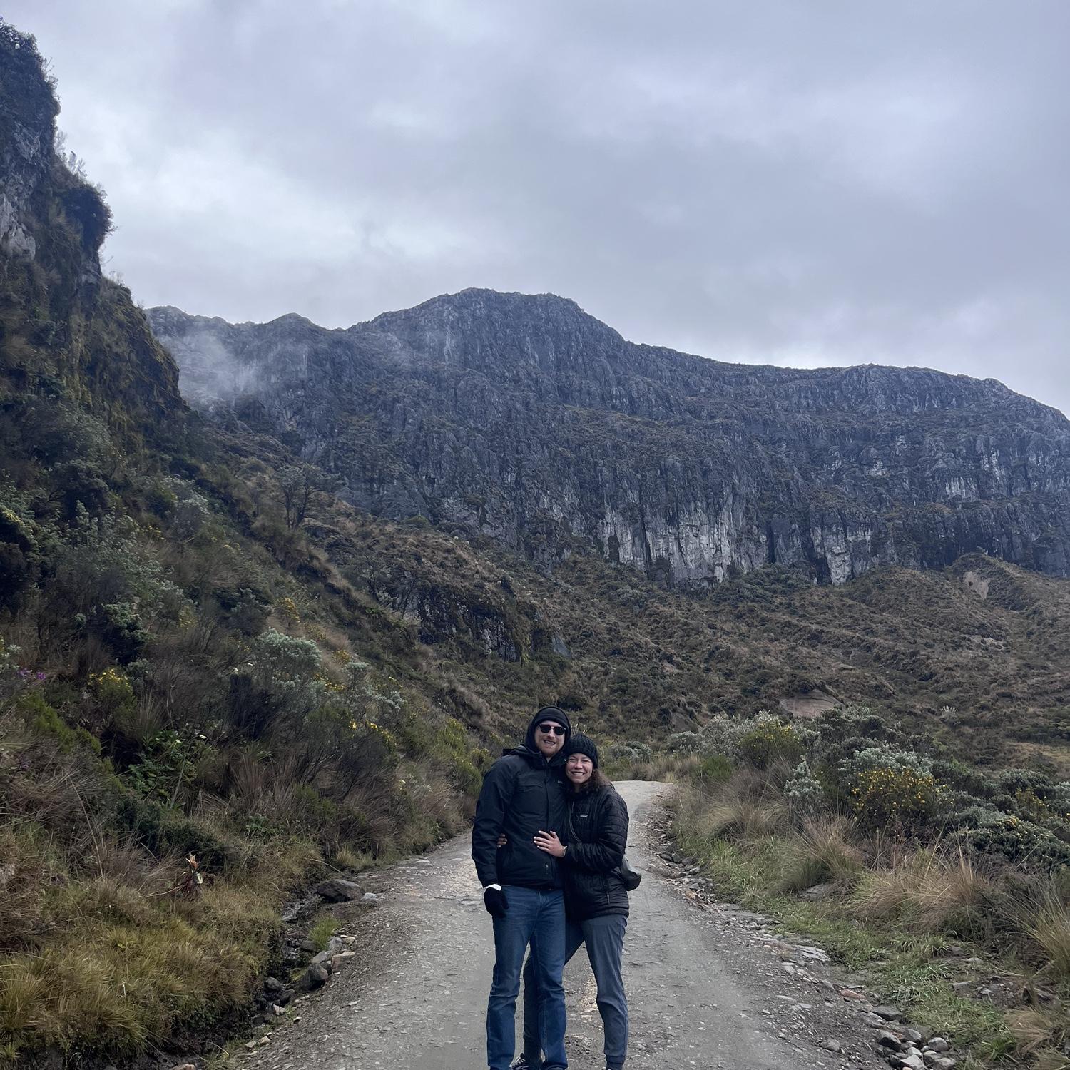 Ascending Nevado del Ruiz Volcano  in Colombia - Dec. 2024