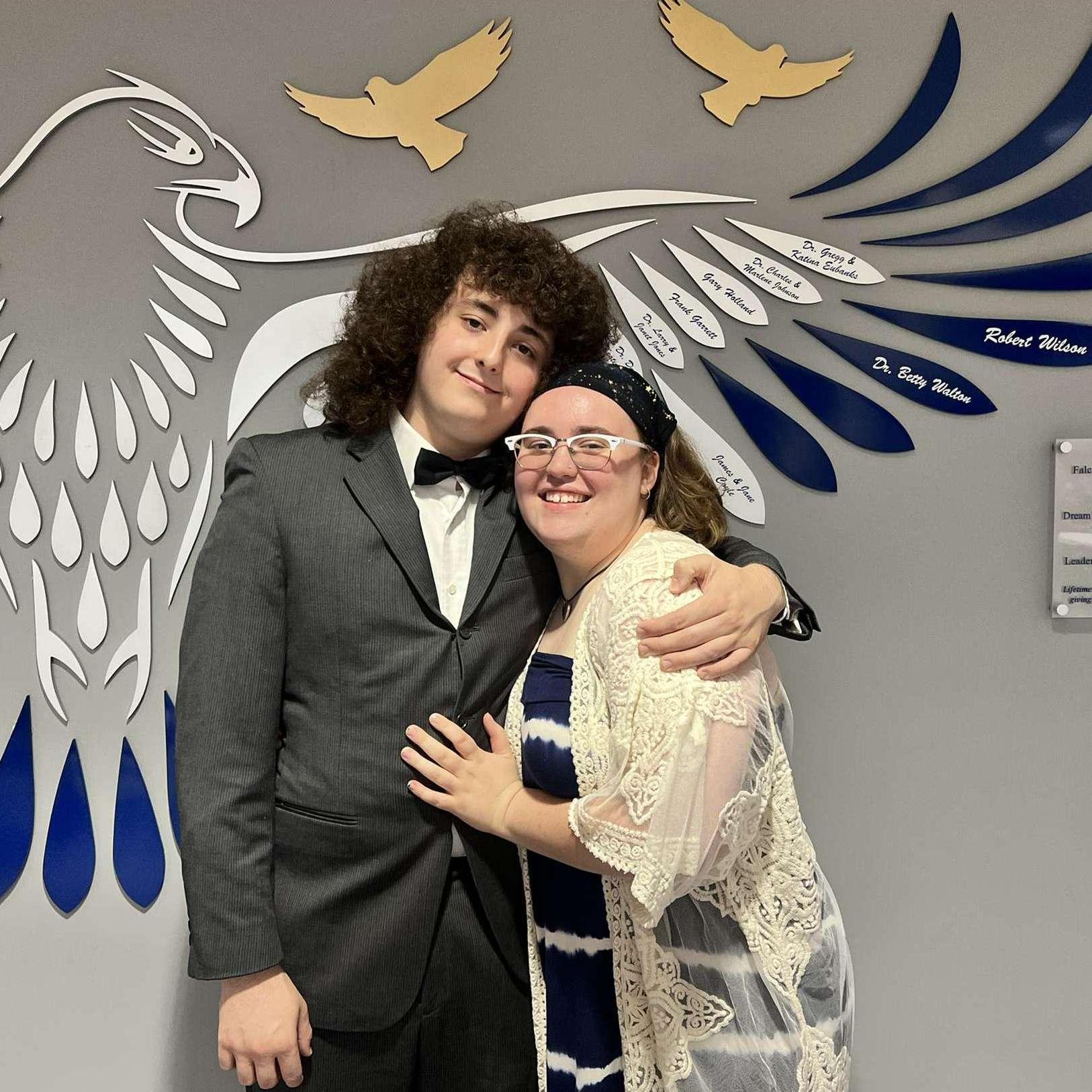 Tobias's Student Government ceremony.