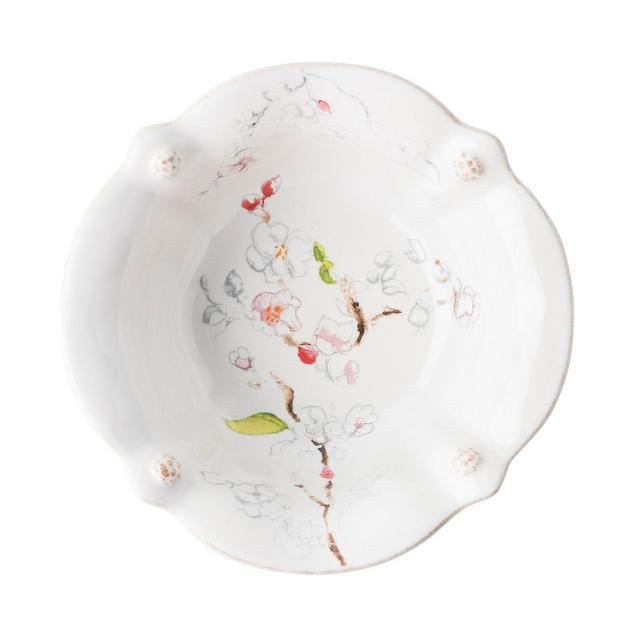 Juliska Berry & Thread Floral Sketch Cherry Blossom Cereal/Ice Cream Bowl