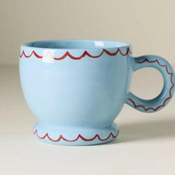 Damson Madder Stoneware Blue Mug
