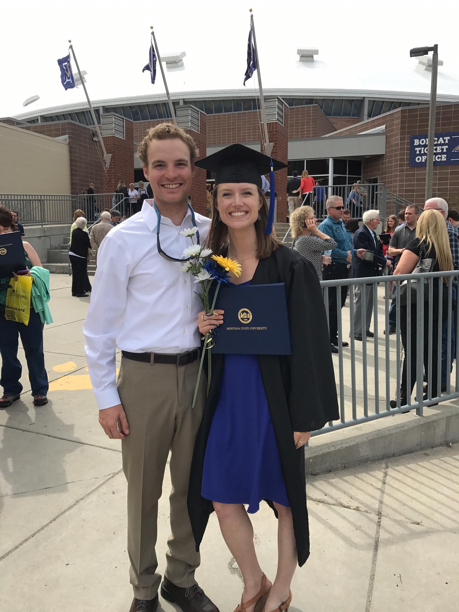Becca's college graduation