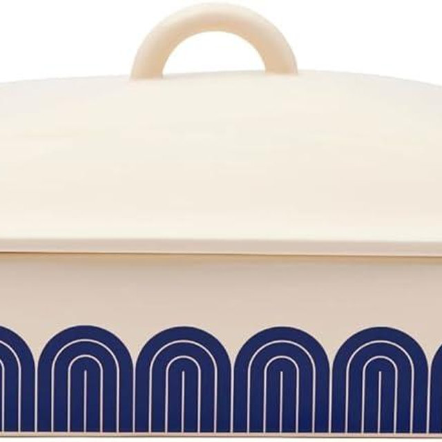 Great Jones Hot Dish Set (Blueberry) 9 x 13 Ceramic Casserole Dish + Lid | Oven-Safe to 500°F | Dishwasher, Freezer & Microwave-Friendly | Perfect for Lasagna, Cakes, Roasts & More | Durable Bakeware