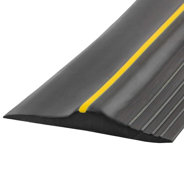 Papillon Garage Door Bottom Seal Strip, Weatherproof EPDM Rubber Threshold, Fits All Standard Doors, Easy for DIY Homeowners, No Adhesive (20Ft, Black)