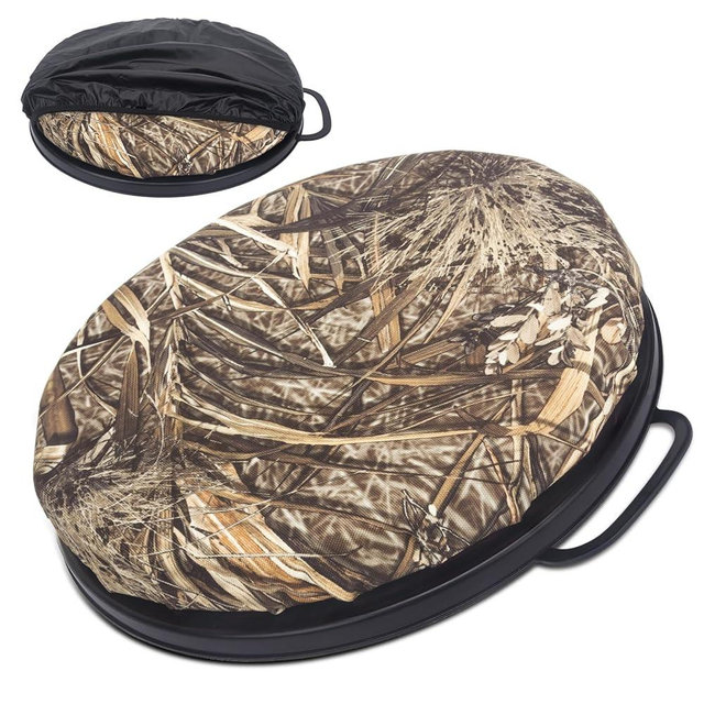 WarBull 5 Gallon Bucket Seat, 360-Degree Swivel Seat Foam Cushion Bucket Seat Lid with Waterproof Cover for Dove Duck Hunting, Fishing, Baseball, Gardening and Camping
