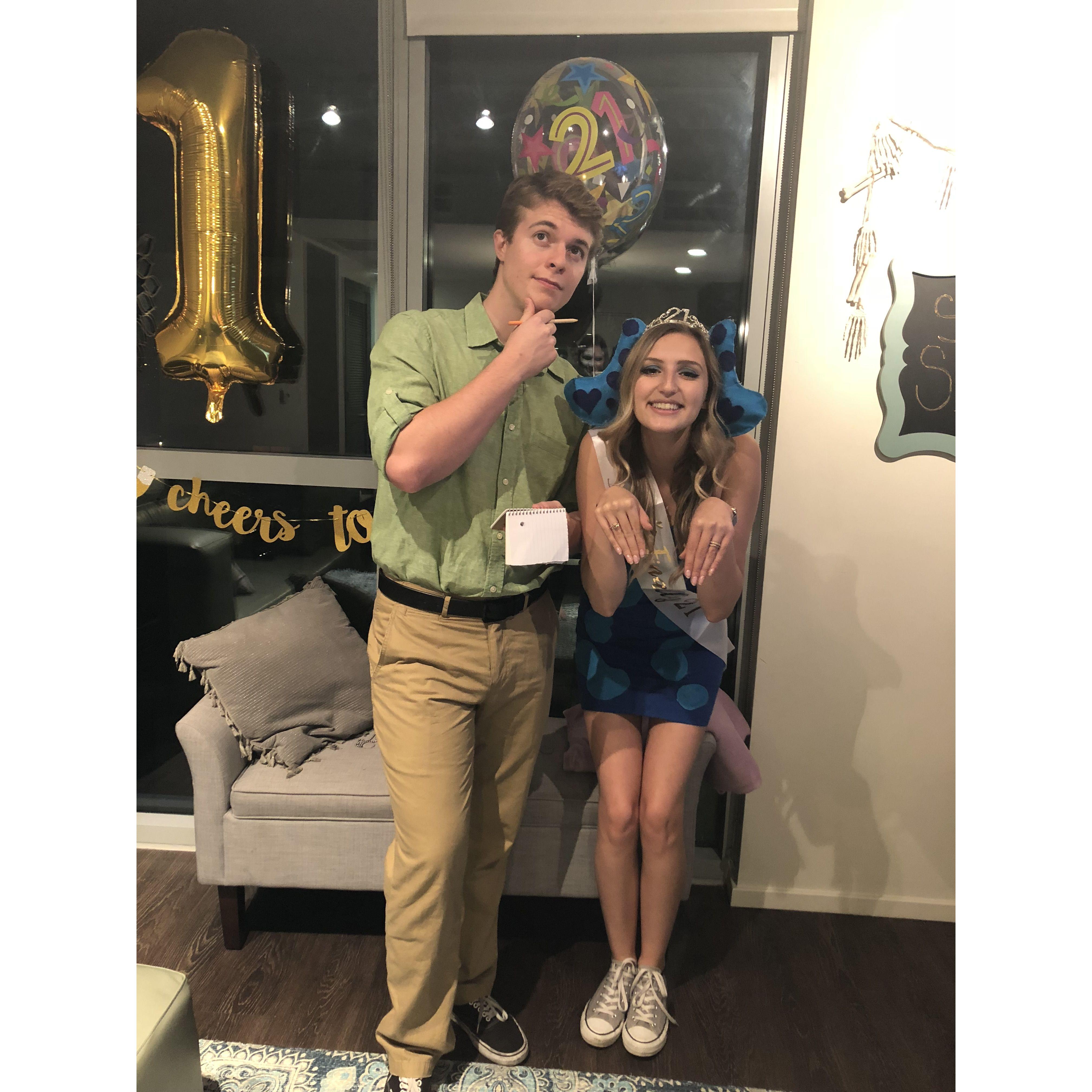 Second Halloween Together! Steve and Blue’s Clue’s ~2018~