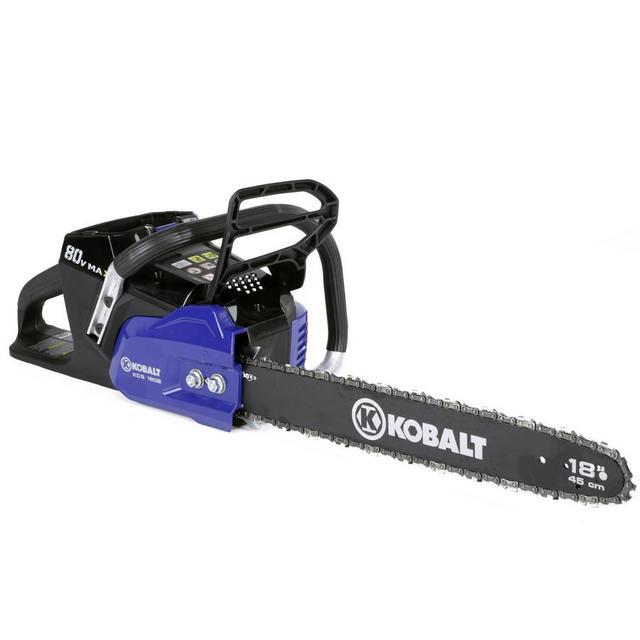 Kobalt 80-Volt Lithium Ion (Li-ion) 18-in Brushless Cordless Electric Chainsaw (Bare Tool Only)