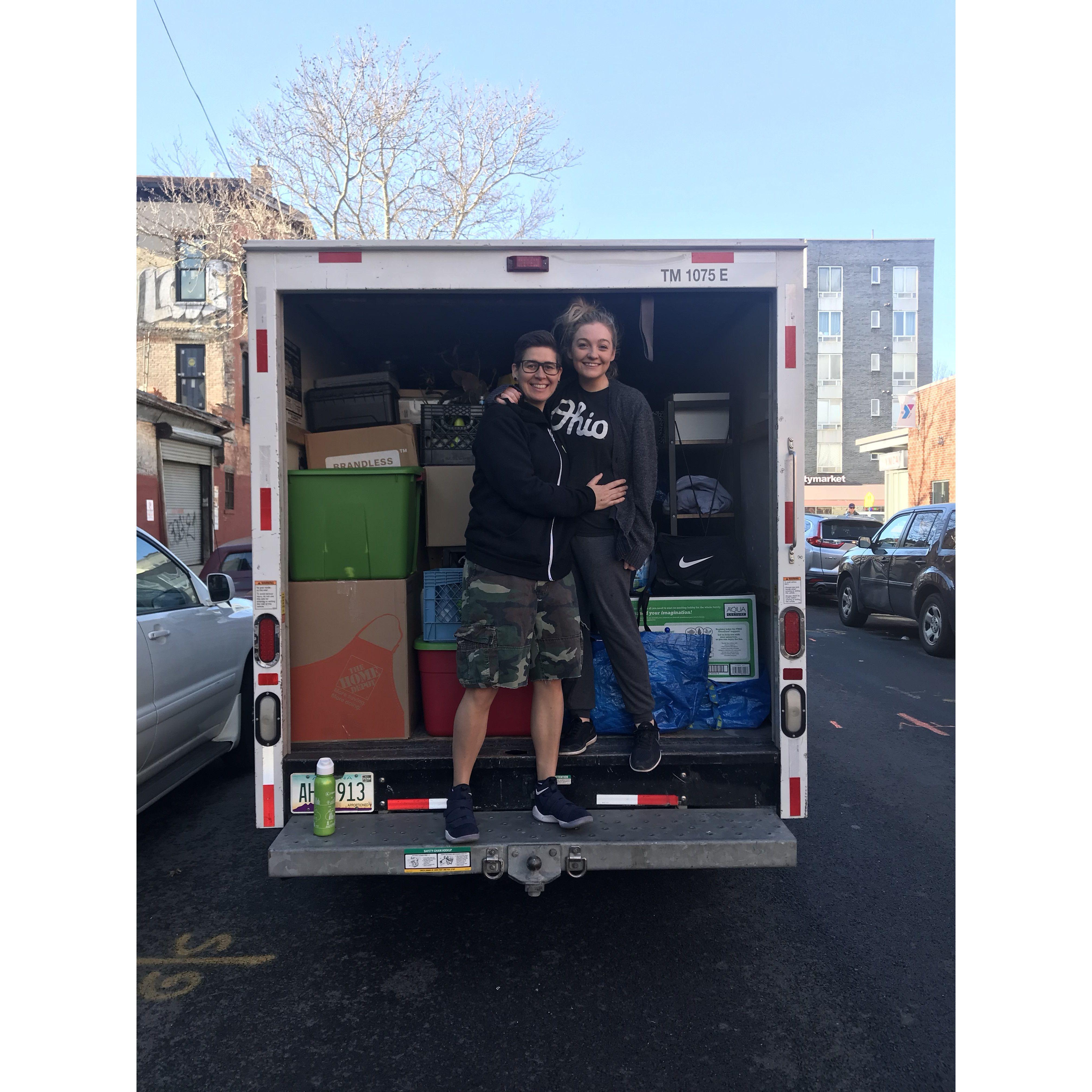 We're moving in!