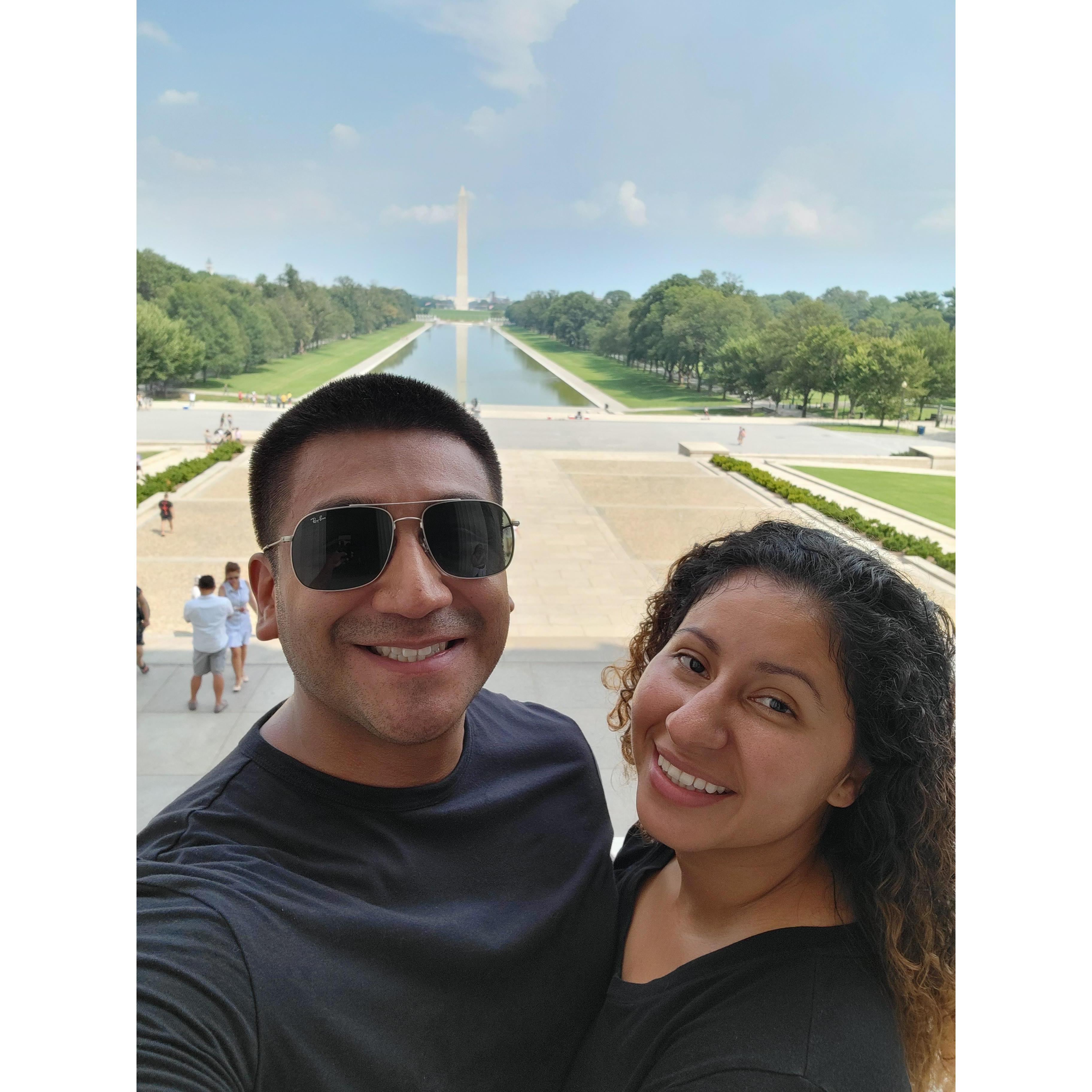 DC the day we got caught in the rain