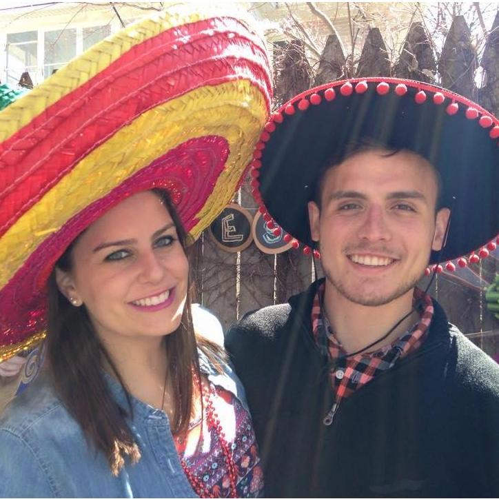 Celebrating Brooke's sister's "Cinco de Drinko" 30th birthday party