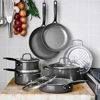 GreenPan New York Pro 11-piece Cookware Set