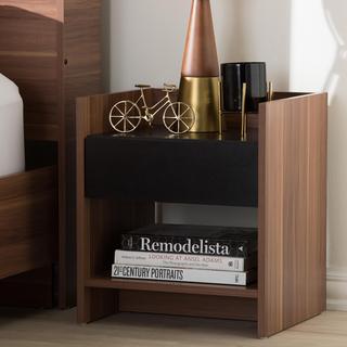 Contemporary 1-Drawer Nightstand