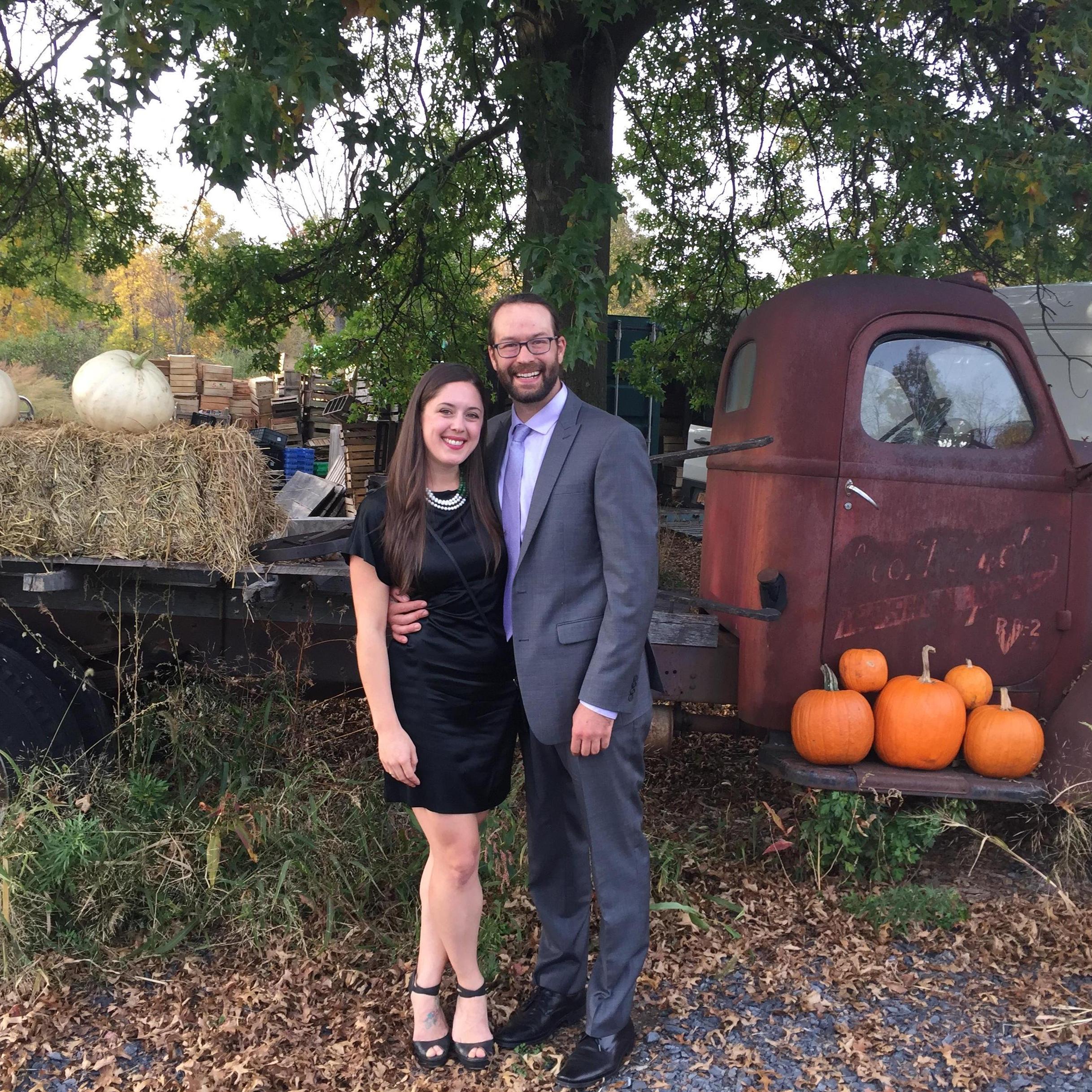 Fancy on a farm. Meagan & Brett's wedding. October 2017