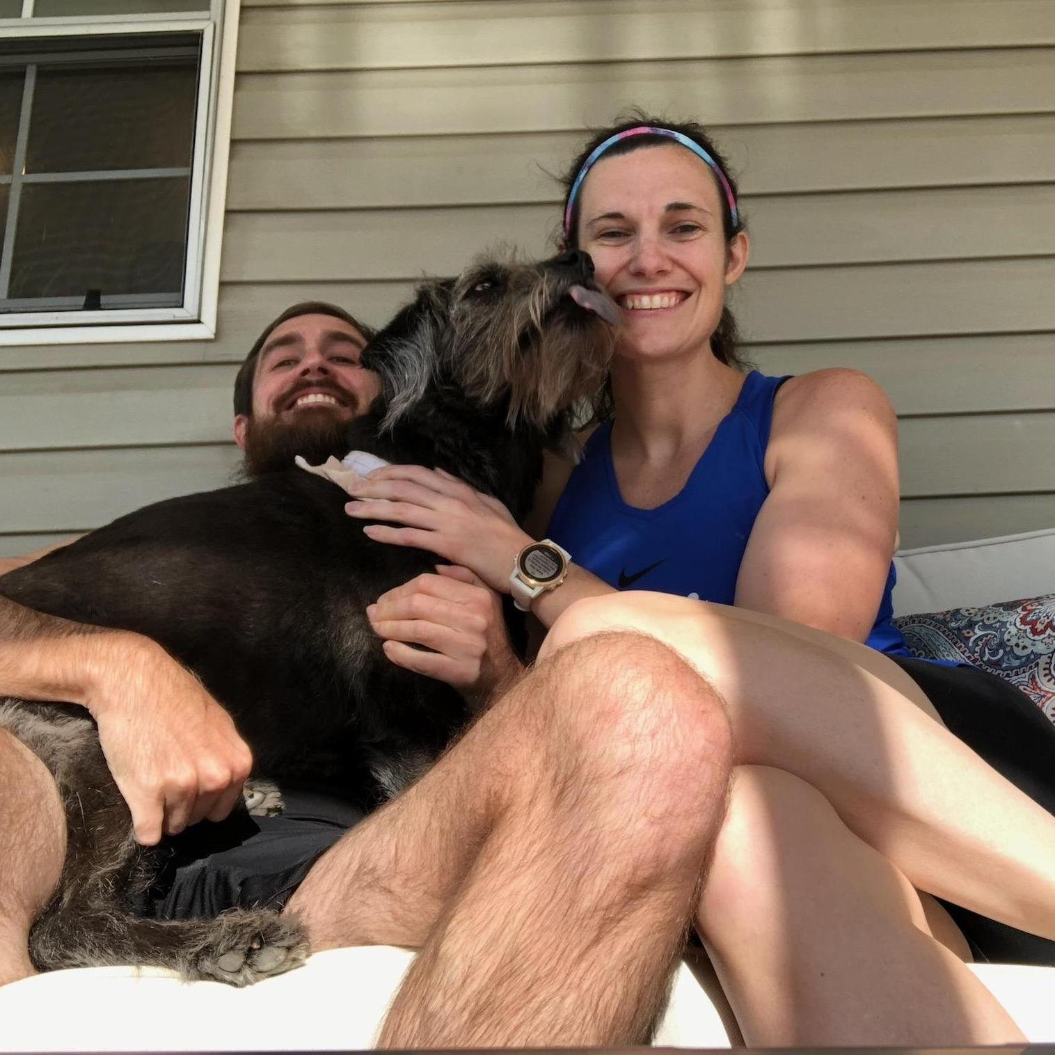 Our back deck in Carrollton, GA - April 2020