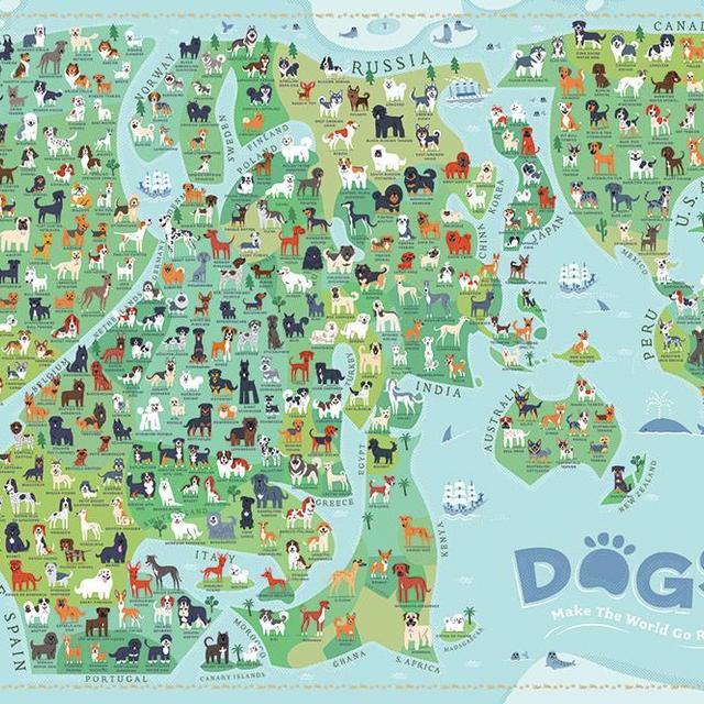 Dogs Make The World Go Round Puzzle