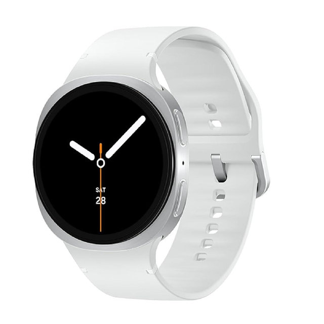 Samsung Galaxy Watch 8 (2025) 44mm Bluetooth Smartwatch, Cushion Design, Fitness Tracker, Sleep Coaching, Running Coach, Energy Score, Heart Rate Tracking, Silver [US Version, 2 Yr Warranty]
