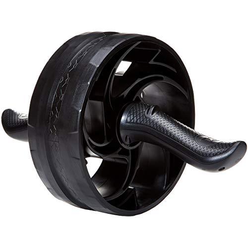AmazonBasics Abdominal and Core Exercise Workout Roller Wheel - 13 x 8 x 8 Inches, Black