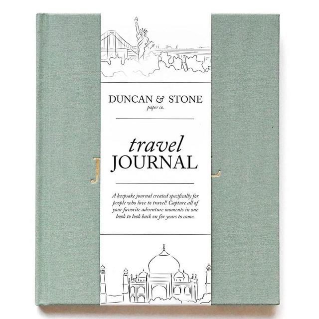 Travel Journal by Duncan & Stone | Adventure Keepsake | Vacation, Camp, & Road Trip Log | Gift for Travelers