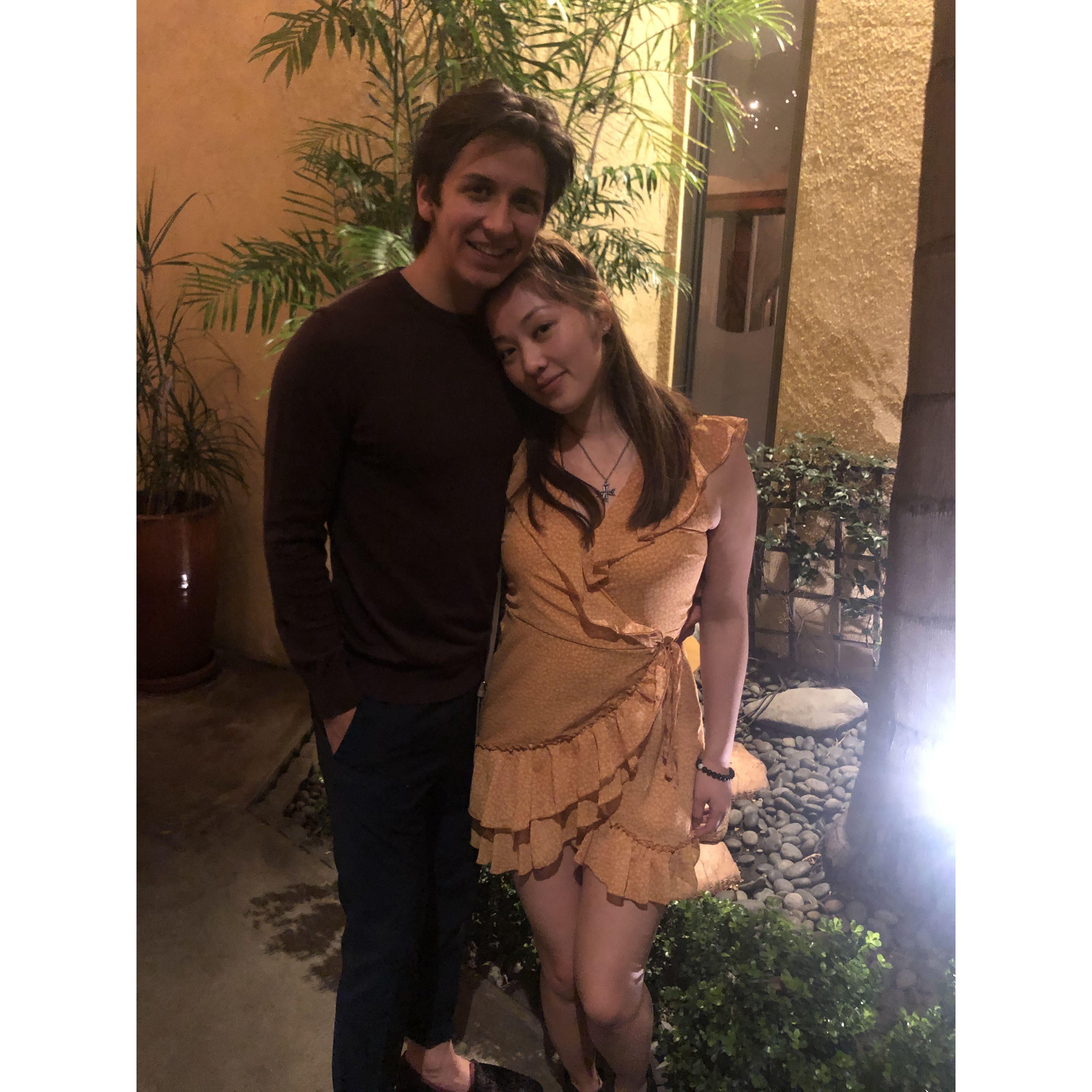 Our first Valetine's date.