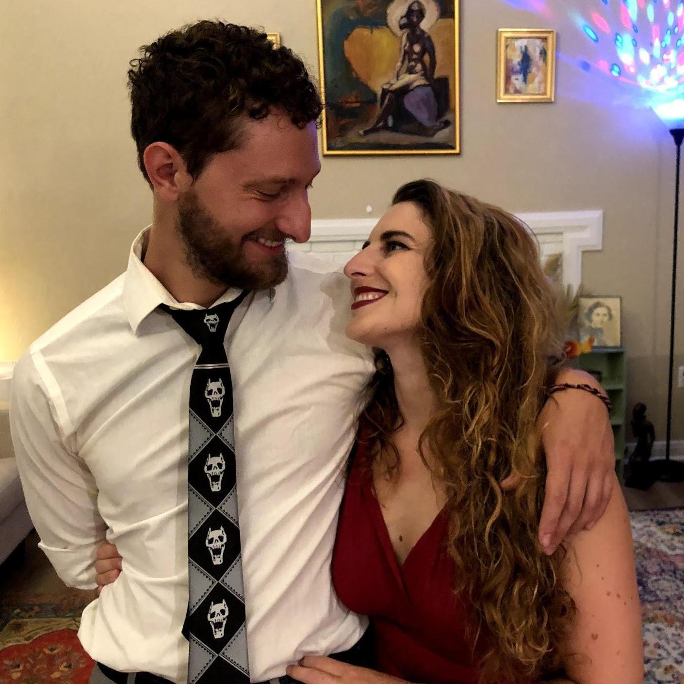 We like to have fancy game-date-nights at home with cocktails and cute outfits
