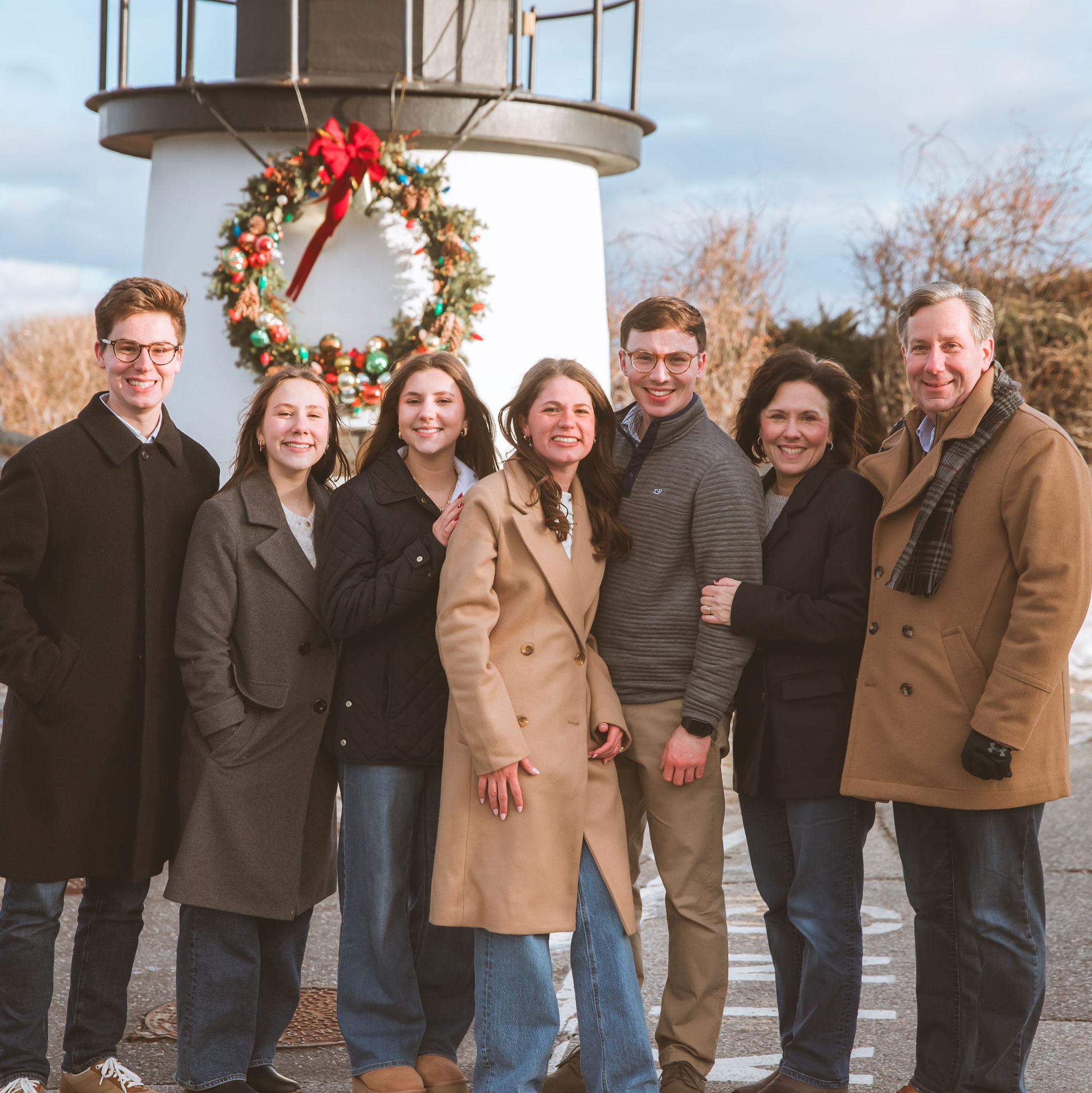 right after we got engaged in Maine