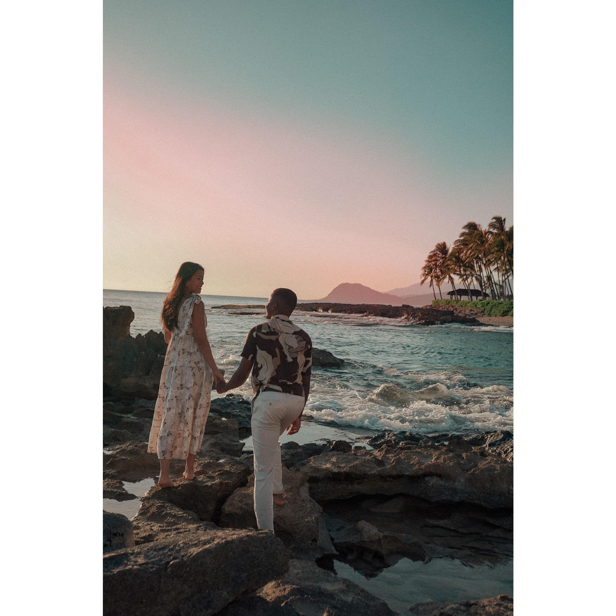 Engagment photos in Hawaii