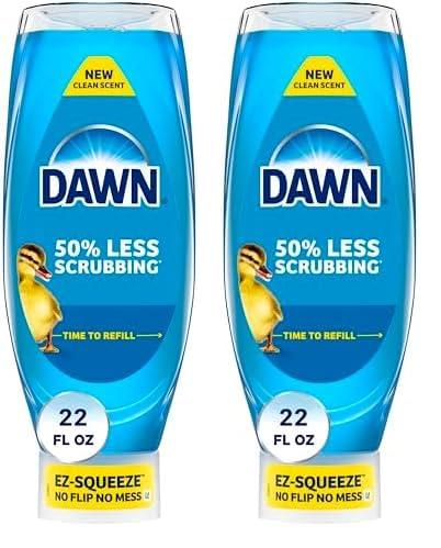 Dawn EZ-Squeeze Ultra Dish Soap Dishwashing Liquid, Original, 22 fl oz (Pack of 2)