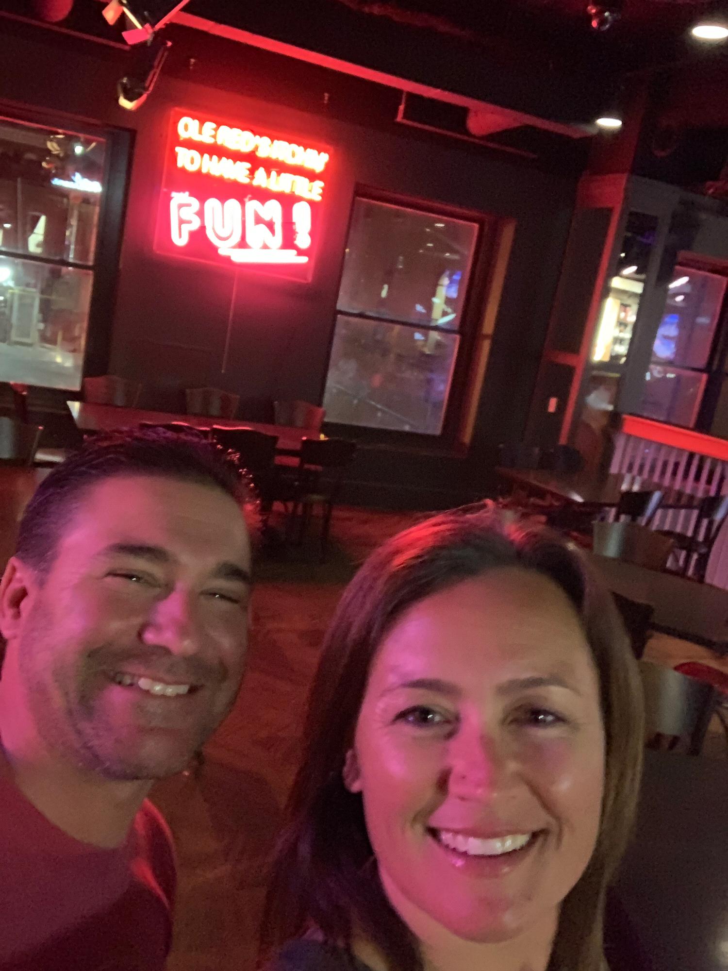 Nashville, in Blake Shelton’s bar!!!