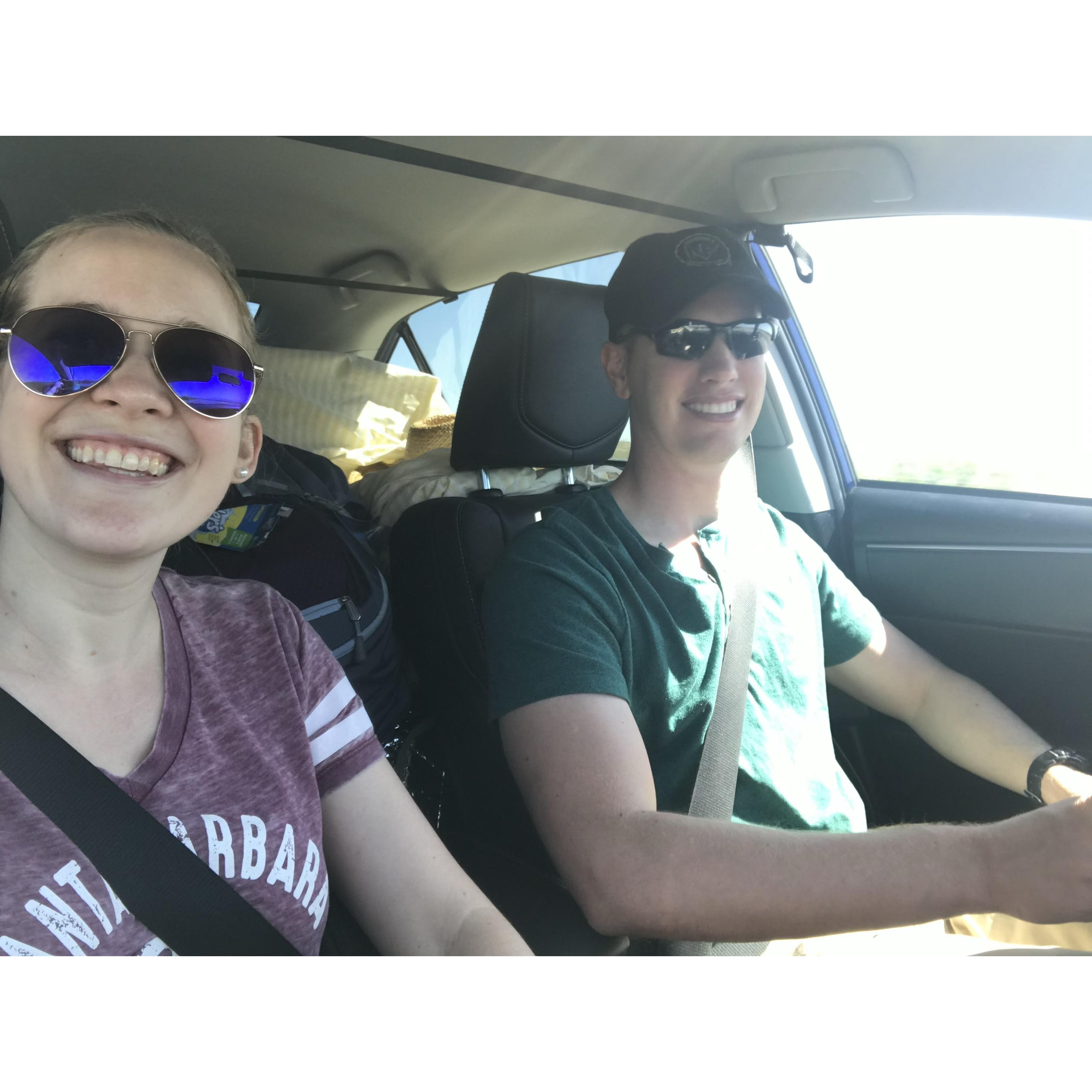 Road tripping from California to Texas!