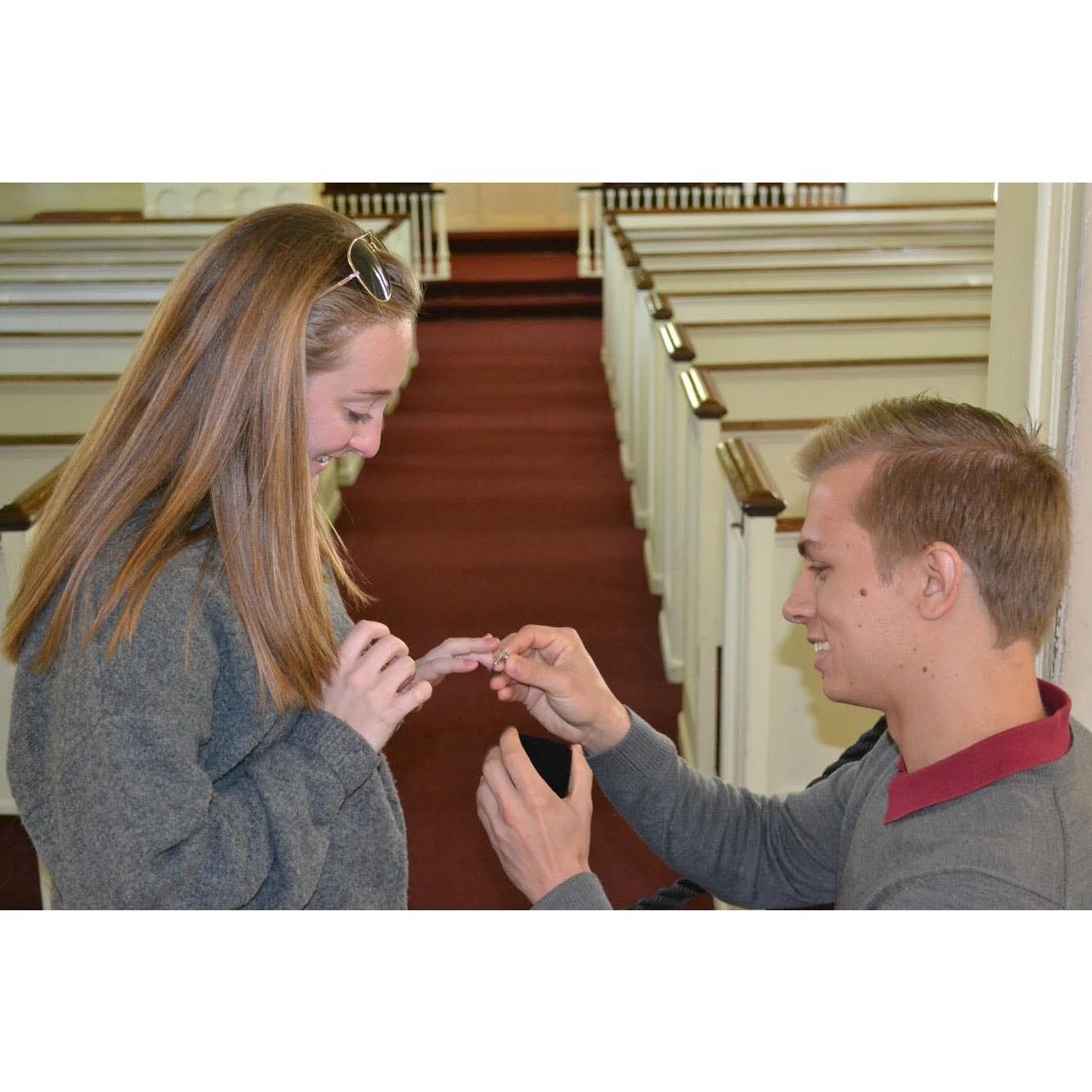 Our proposal at Greenfield Village on October 13th, 2019!