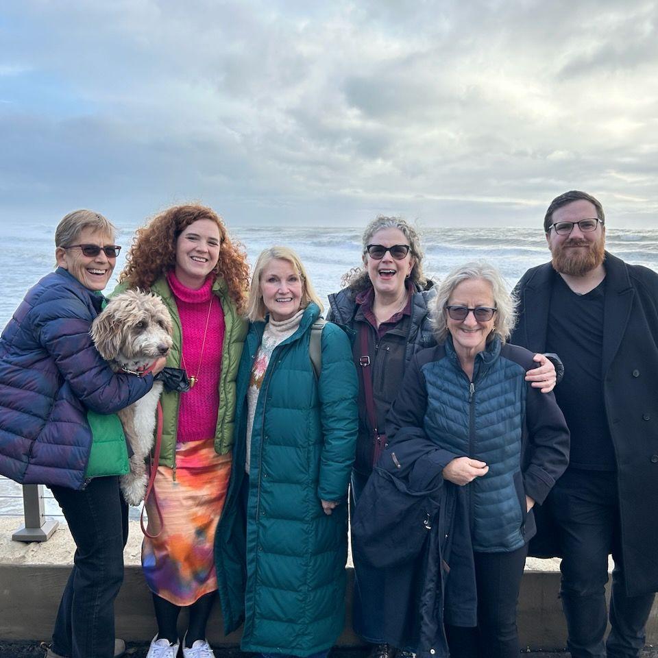 Half Moon Bay with the aunties, Melinda's 30th Birthday, 2023