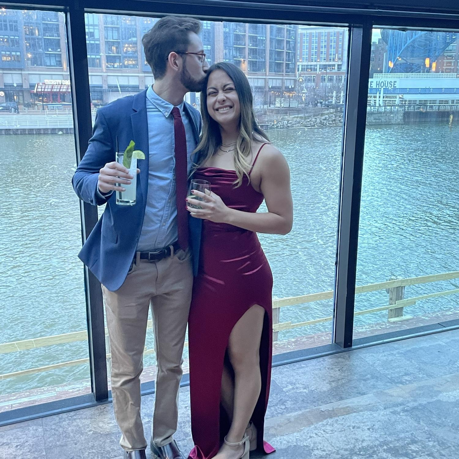 A photo at the Lapshin's wedding.