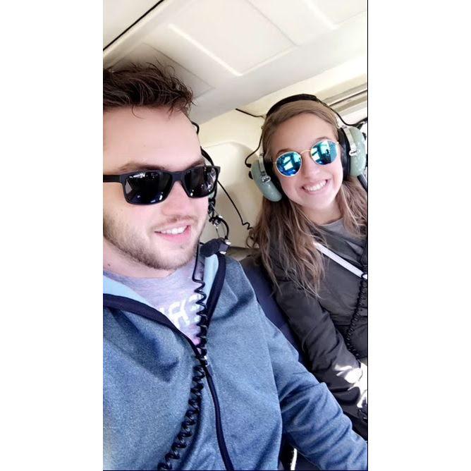 In the air!