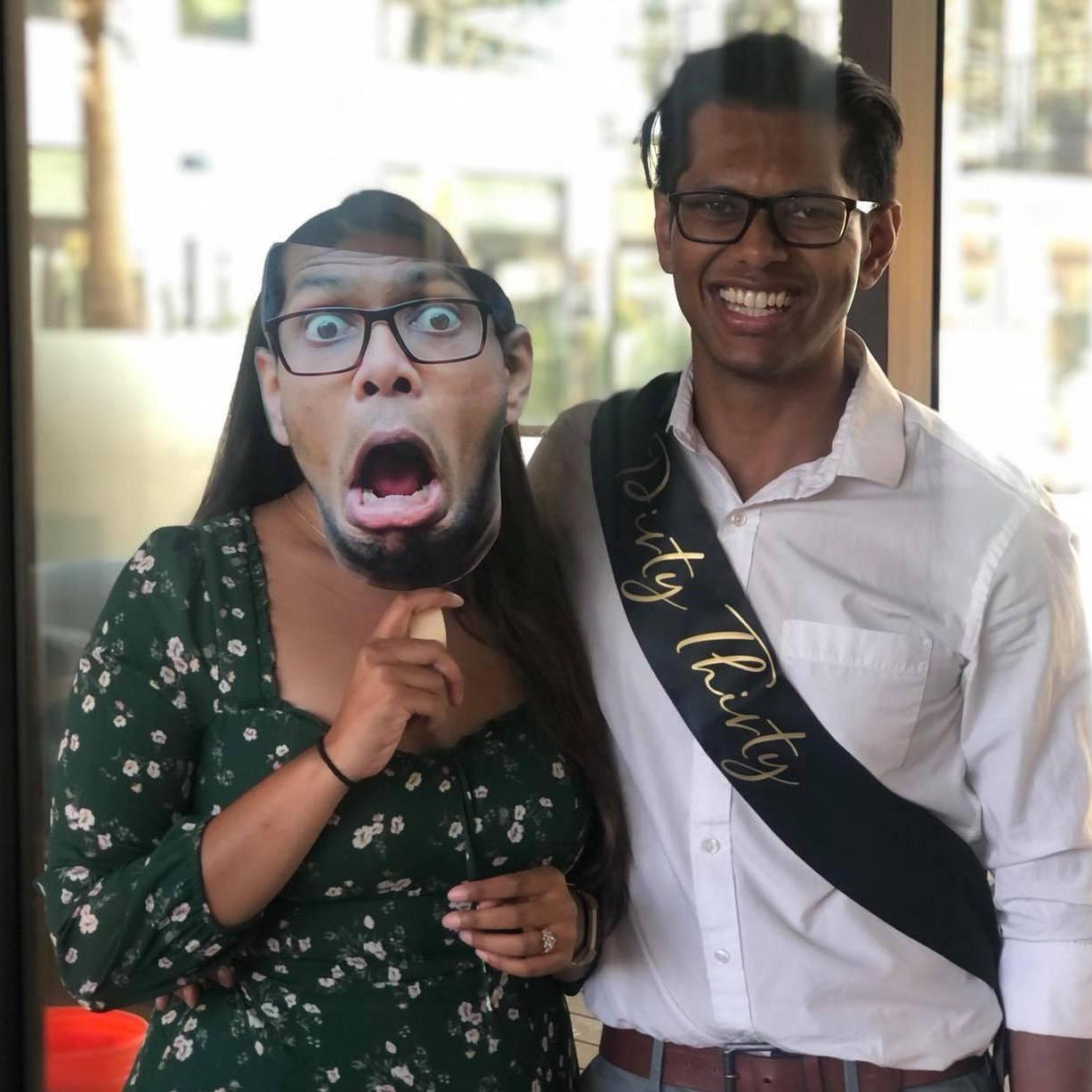 Both of us looking our best
