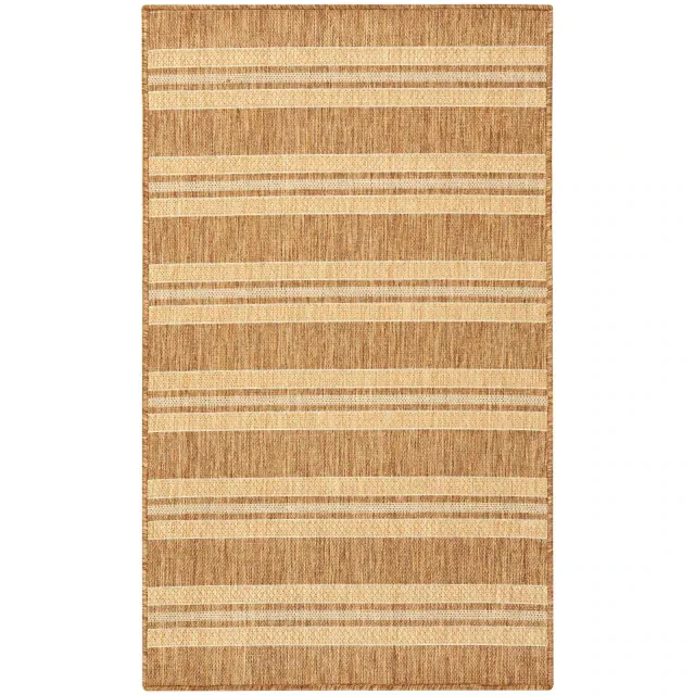 Nourison Horizon Indoor/Outdoor 3' x 5' Natural Modern Rug