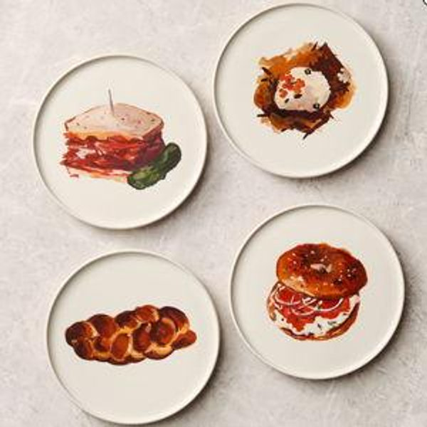 Savory Deli Favorites Appetizer Plate Sets
