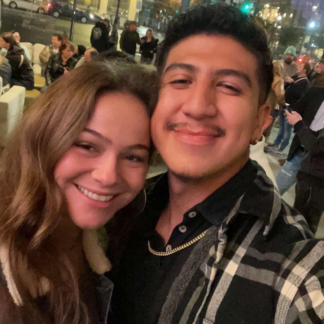 Our first selfie together - October 2024