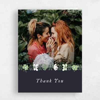 Ebony, Black Wedding Thank You - Terra Photo