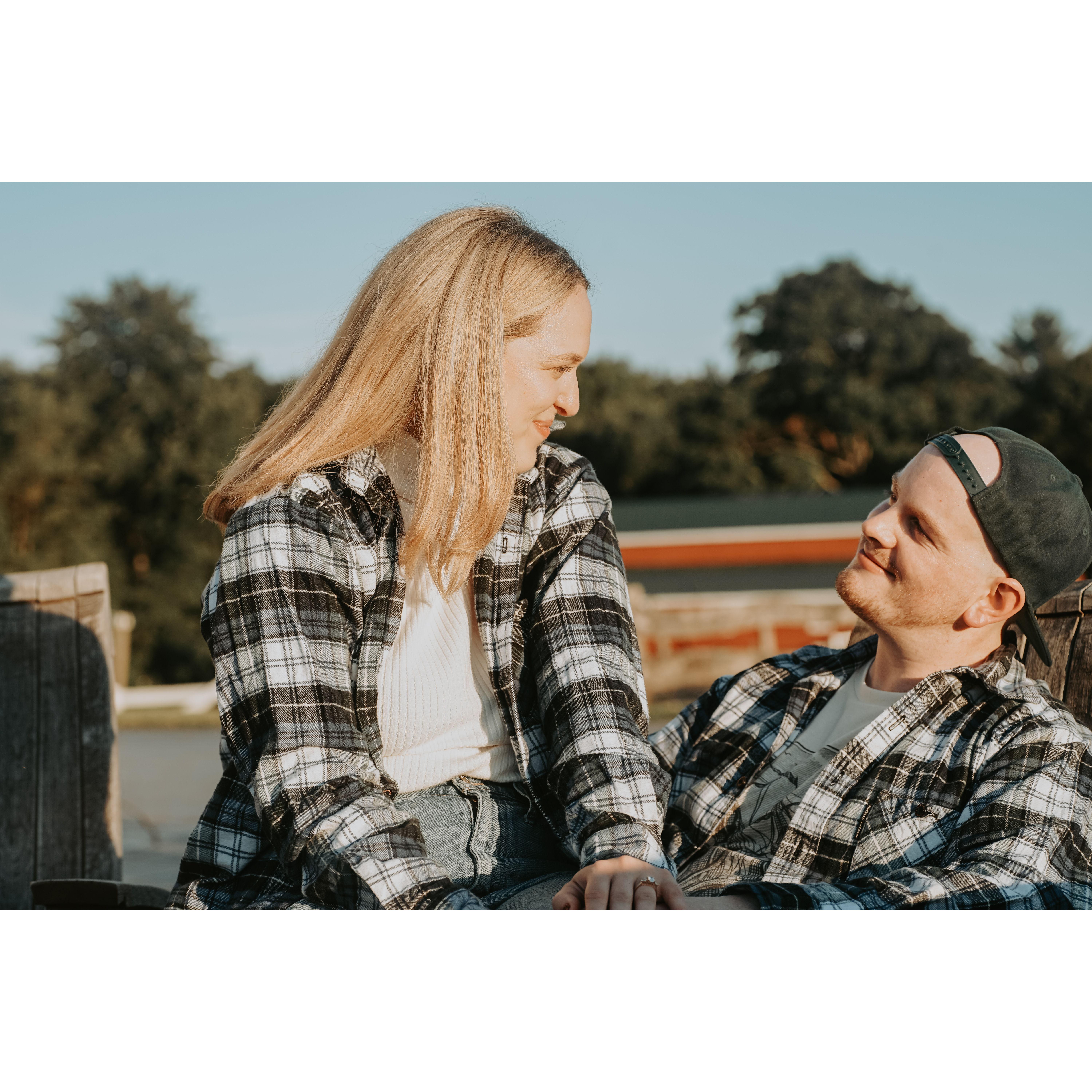 These are some of our favorite shots from our engagement shoot!