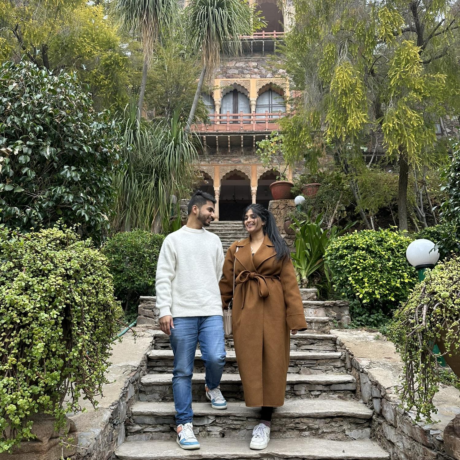 Sarthak took Divya to Neemrana fort in Rajasthan