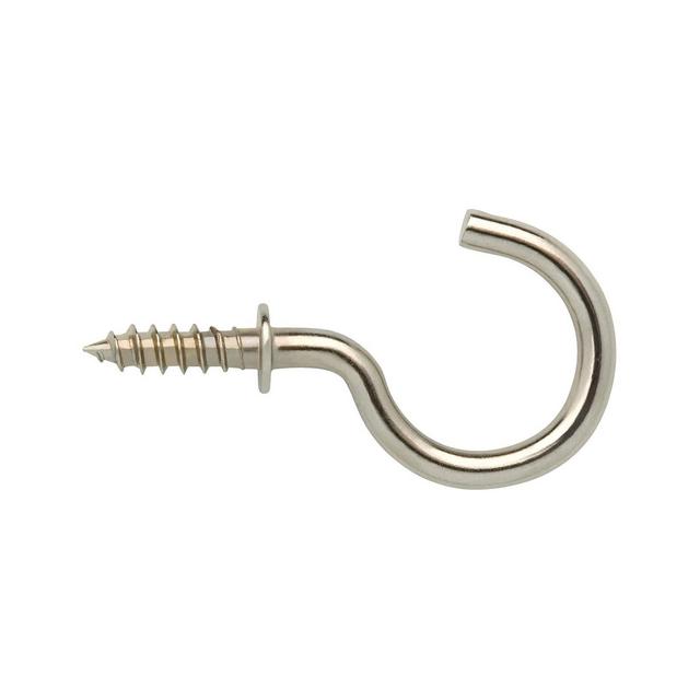 Arrow 36pk Satin Nickel 7/8" Cup Hooks