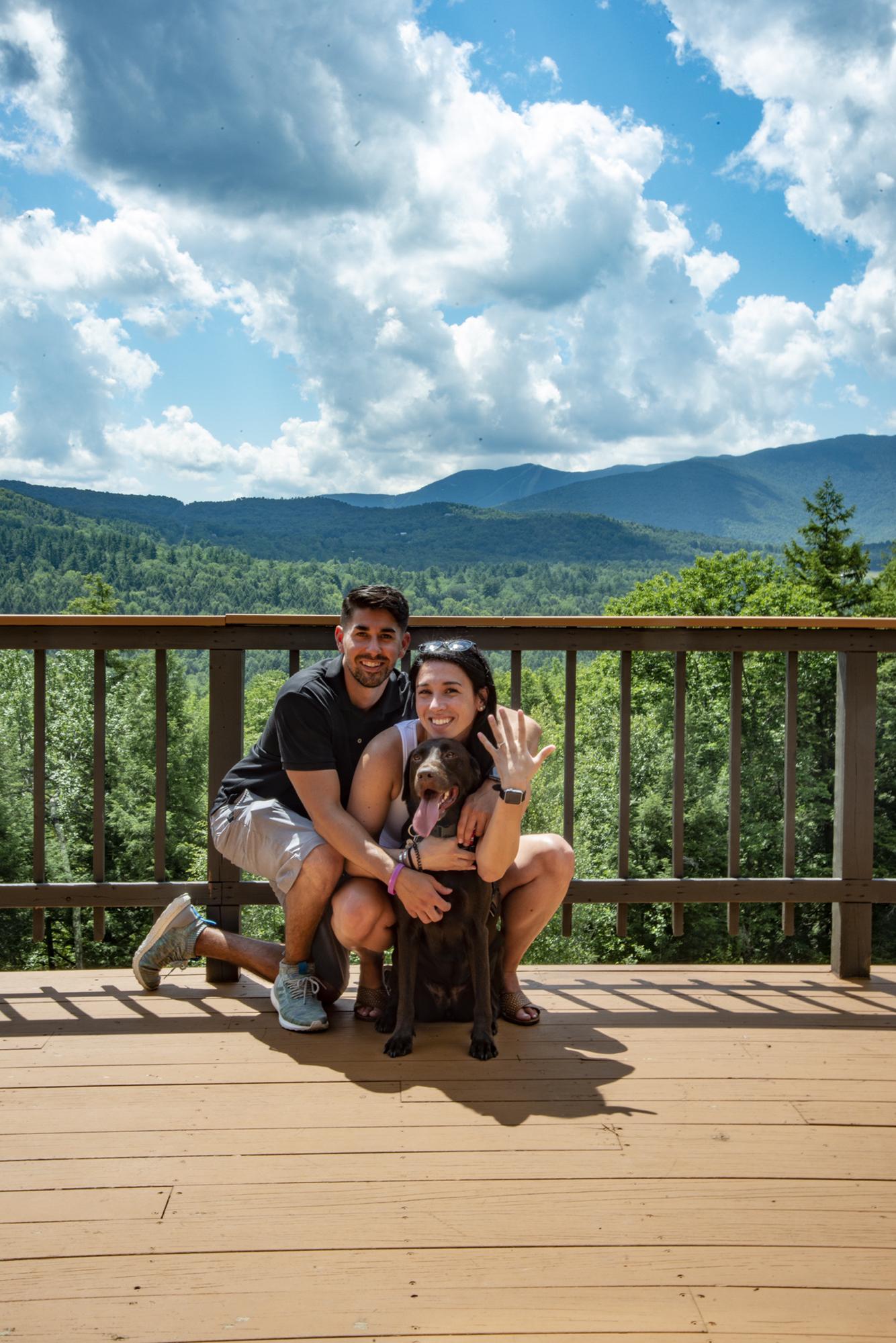 Our Engagement; Waitsfield, VT 8/8/20