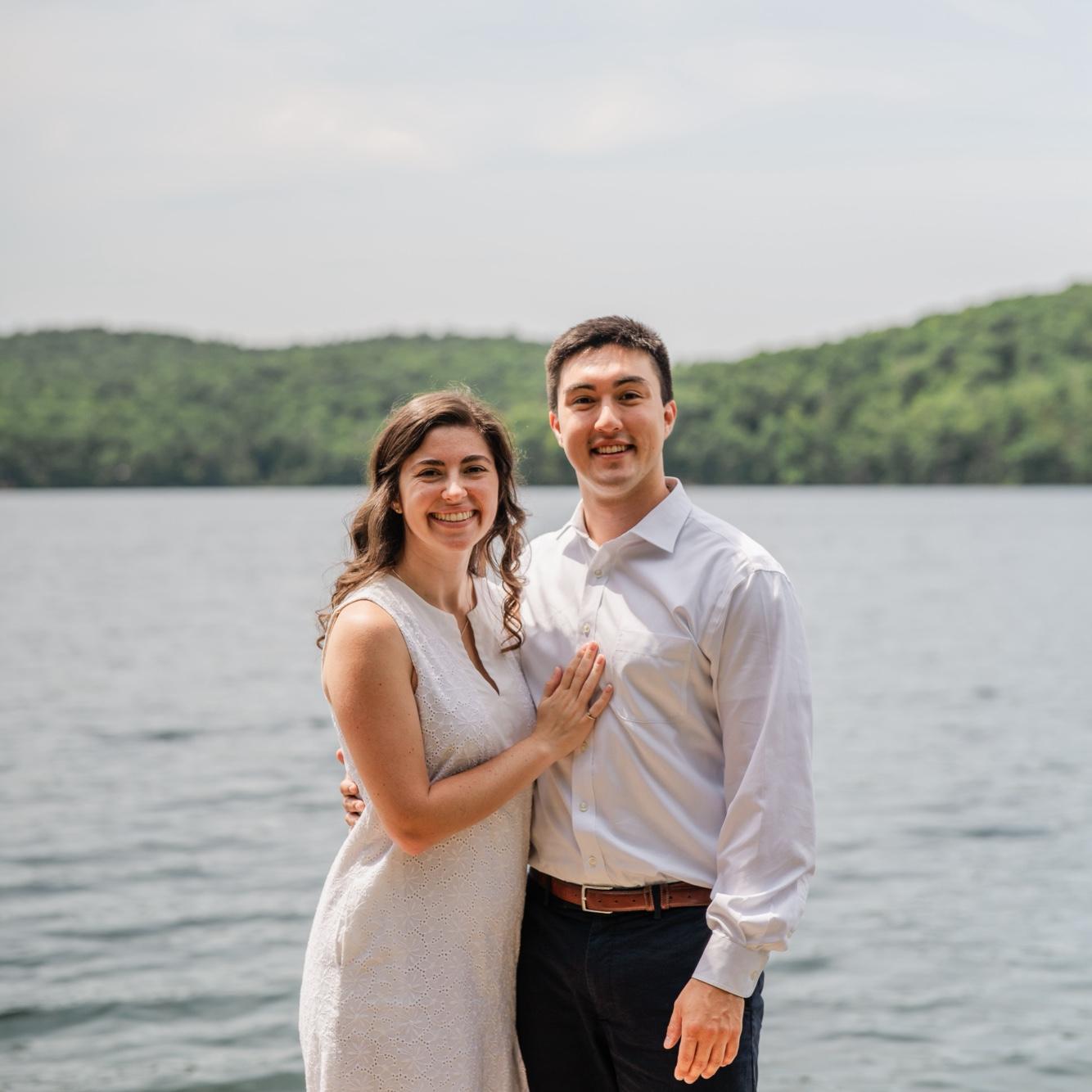 July 2025 - Engagement Photos!! Sunset Lake, Benson, VT (at Abbie’s Grammie’s lake house).