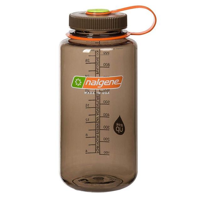 Nalgene Sustain Tritan BPA-Free Water Bottle Made with Material Derived from 50% Plastic Waste, 32 OZ, Wide Mouth