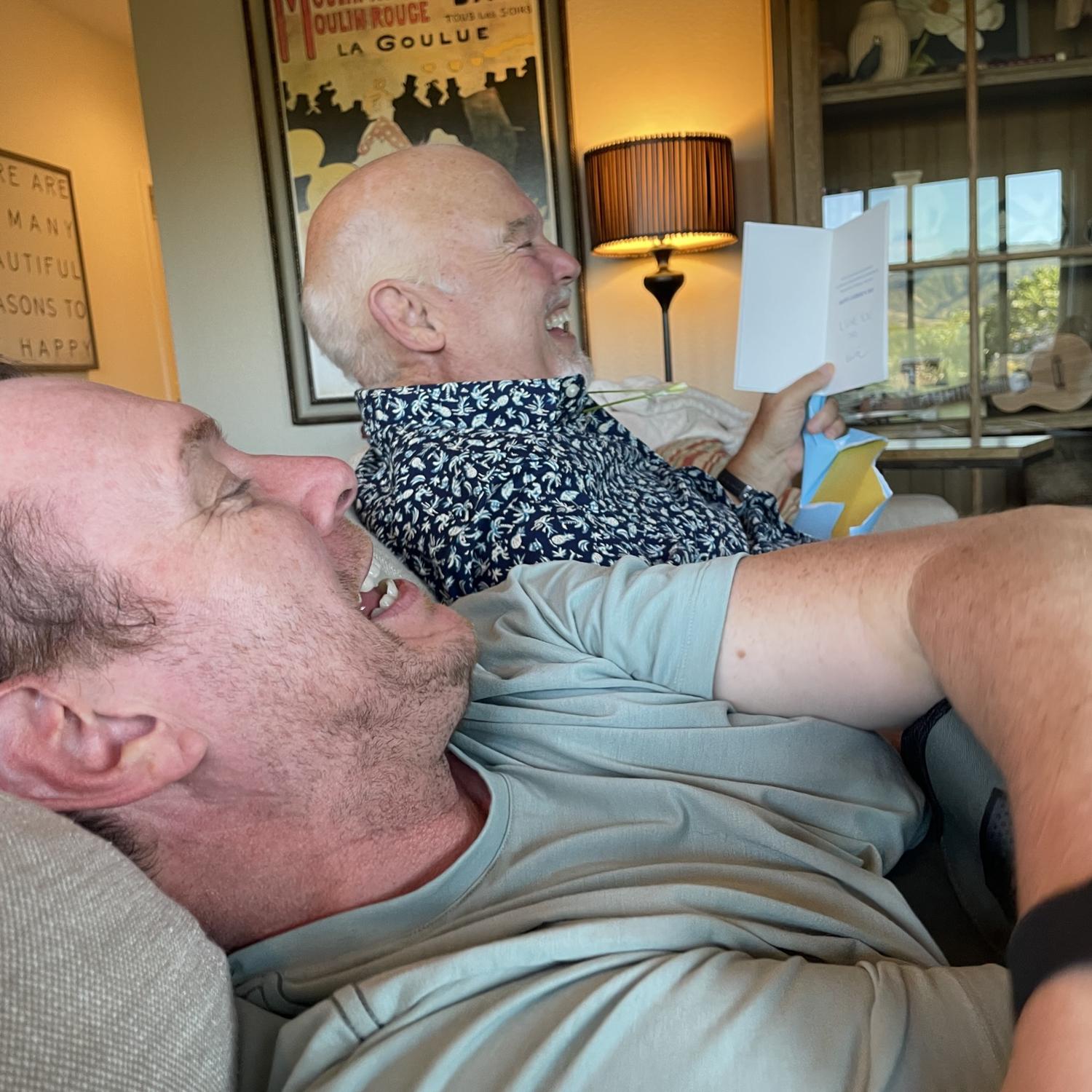The day we learned KiKi was ticklish.