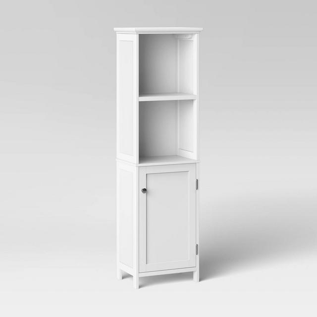 Wood Linen Tower White - Threshold™