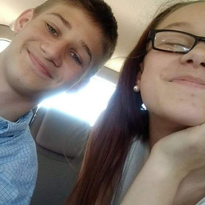 Random picture of us as babies