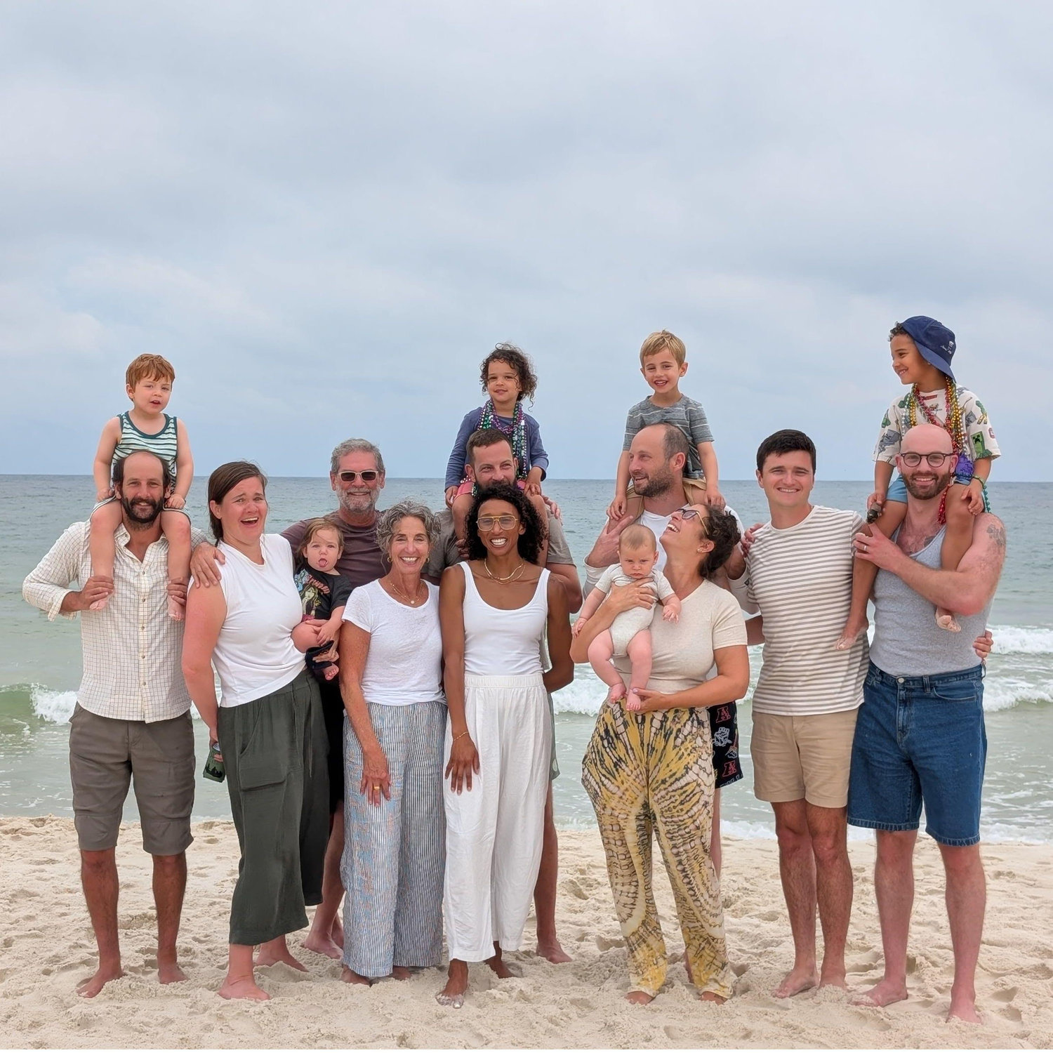The Freedman family (left to right: Stan, Cookie, Anna, Mimi, Ken, Victoria, Jess, Joey, Shiloh, Brittany, Milo, David, Izzy, Cort, Eli, Mackie)