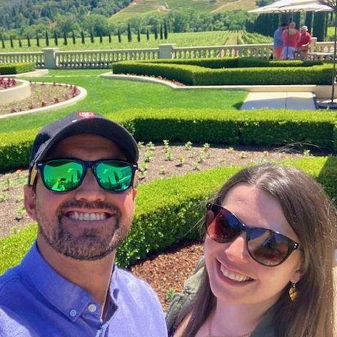 Perks of living in wine country. We get to go exploring together.