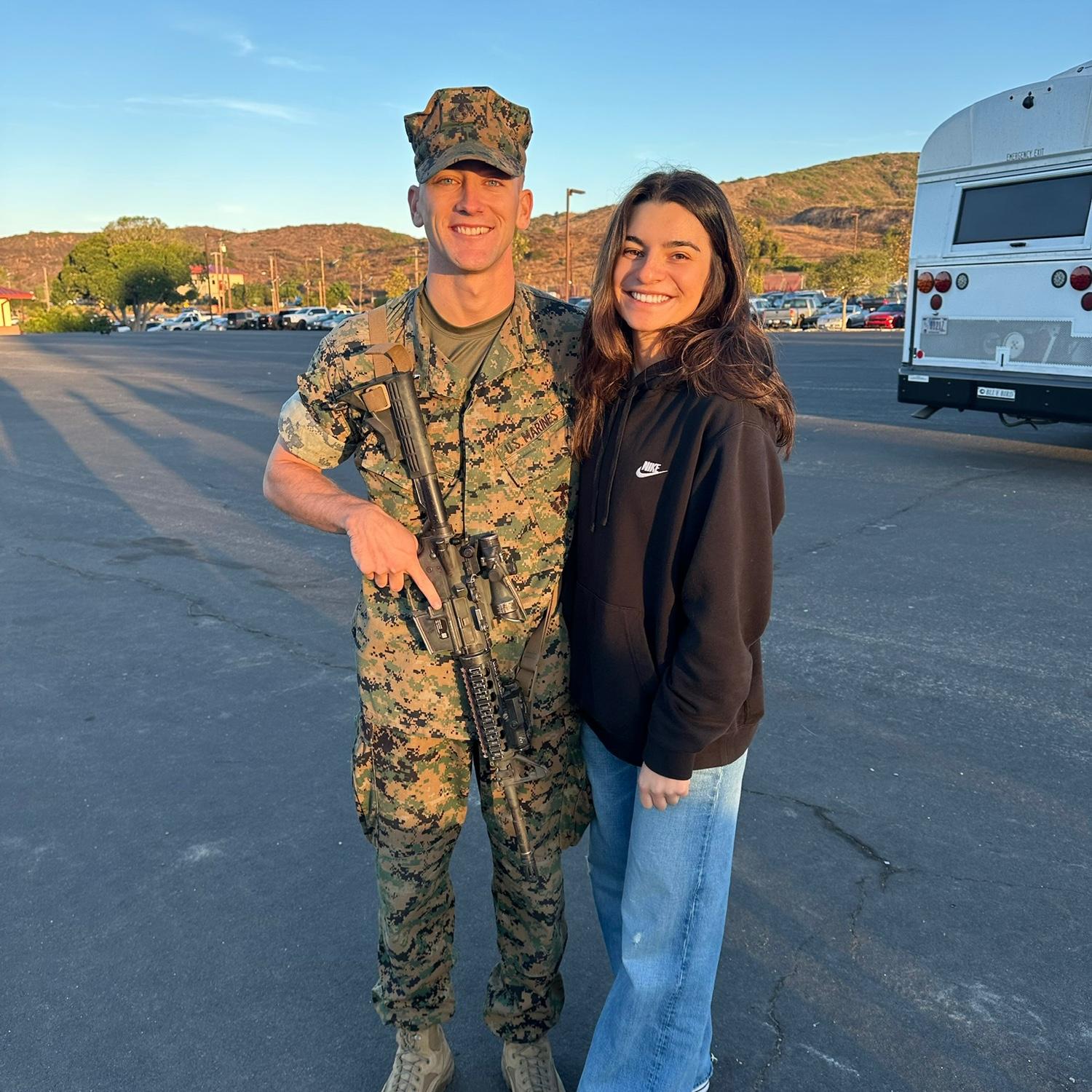 Jimmy leaving for deployment